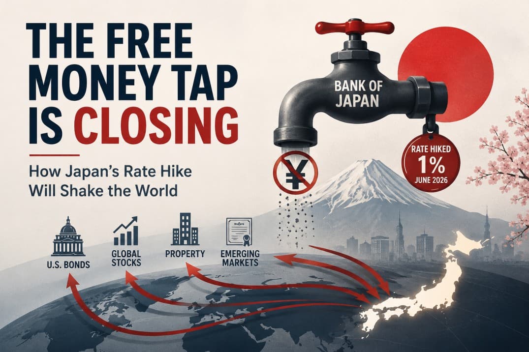 The Free Money Tap Is Closing: How Japan's Rate Hike Will Shake the World